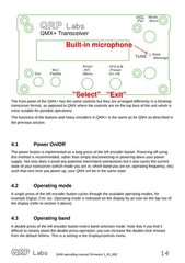 QRP LABS QMX Multimode Transceiver Operating Manual – WIRE BOUND – TOUGH COVERS