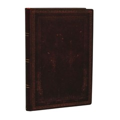 Black Moroccan Bold Mini Lined Softcover Flexi Journal (240 pages)