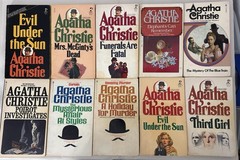 Agatha Christie Paperback Lot 47 Books Poirot Marple Mystery Reader Set NO DUPS