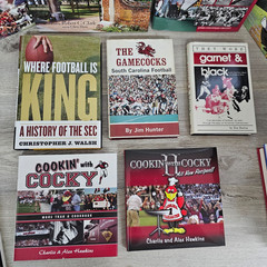 South Carolina Gamecocks LIFETIME COLLECTION 25 Books!! Signed by several NICE!