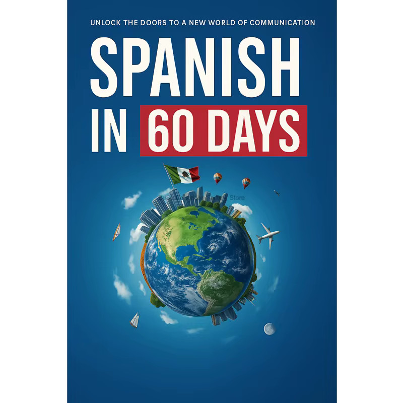 112 Pages Spanish in 60 Days Speak Just Like The Locals with Common Slang Words