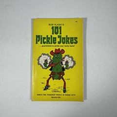 Vintage 101 Pickle Jokes Paperback Book 1974