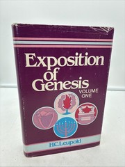 Exposition of Genesis Volume One H. C. Leopold Baker Book House Hardback 1982