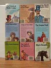 Lot Of 9 Vintage Moby Books Illustrated Classic Editions Mini Paperbacks