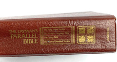 Layman’s Parallel Bible KJV MLB Living Bible RSV Zondervan Hardcover 1973 VTG