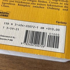The Chronicles Of Corum By Moorcock, German Book 3 Books Complete Bastei Lubbe