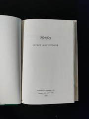 Heroics by George Alec Effinger 1979 HCDJ First Edition