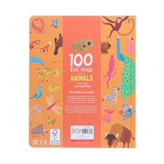 100 First Words Exploring Animals By Sweet Cherry Publishing – Ages 3-5-BB