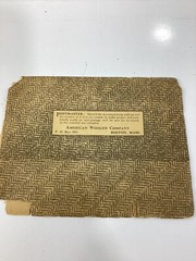 From Wool to Cloth American Woolen Co. William M. Wood PB w/ Original Envelope