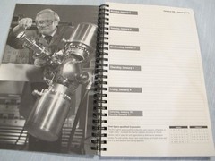 Vintage 1998 Hughes Aircraft Company History planner Calendar Book