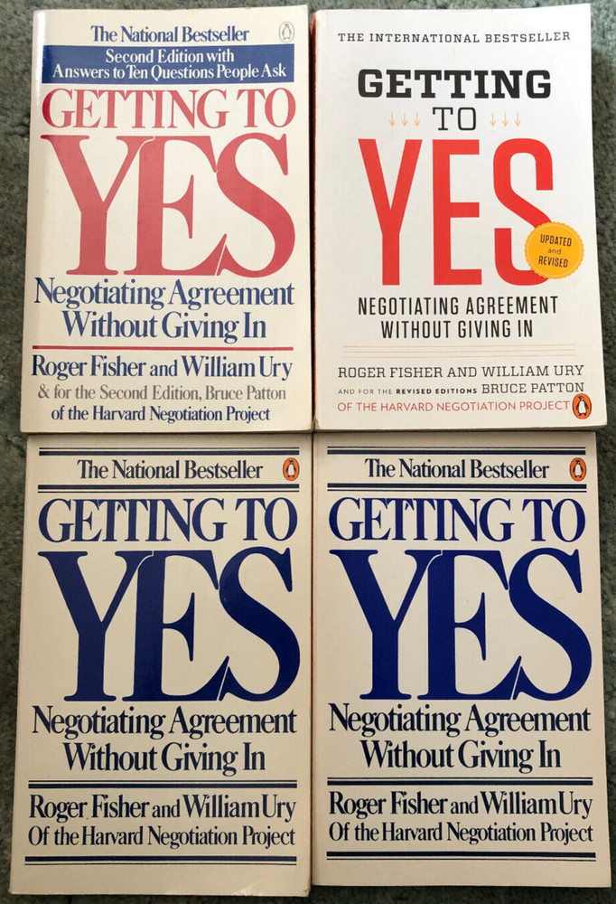 Getting To Yes (4 copies), Roger Fisher & William Ury, Penguin editions