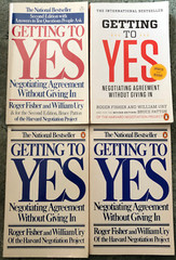 Getting To Yes (4 copies), Roger Fisher & William Ury, Penguin editions