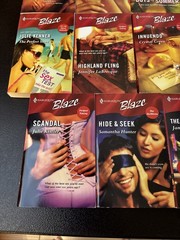 NEW Vintage Lot/15 Harlequin Blaze 2000’s Romance Books 245-269