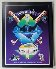 1998 Tampa Bay Devil Rays Bundle (Inaugural Program/Pocket Schedule/News) MLB