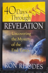 40 Days Through Revelation Ron Rhodes 2013 Prophecy Bible Study PB VG