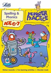 Spelling and Phonics Age 6-7 (Letts Monster Practice) by Shareen Mayers Book The