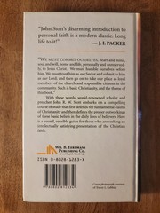 Basic Christianity, John R.W. Stott