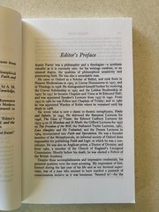 Reflective Faith Austin Farrer 2012 Philosophical Theology Wipf & Stock