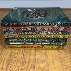 Guinness World Records Book Lot 2013 2014 2015 2016 2017 2019 & Ripleys PlsCDesc