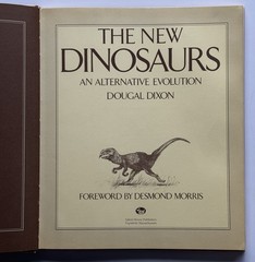 The New Dinosaurs Dougal Dixon 1988 First Edition HC/DJ Speculative Evolution