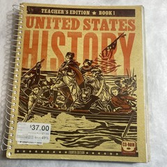 BJU United States History Teacher Edition Textbook High school Book 1 And 2