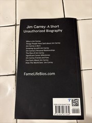 Jim Carrey Short Unauthorized Biography 39 Pages