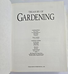 1994 Treasury Of Gardening Annuals Perennials Herbs Etc 1st Edition HC Like New