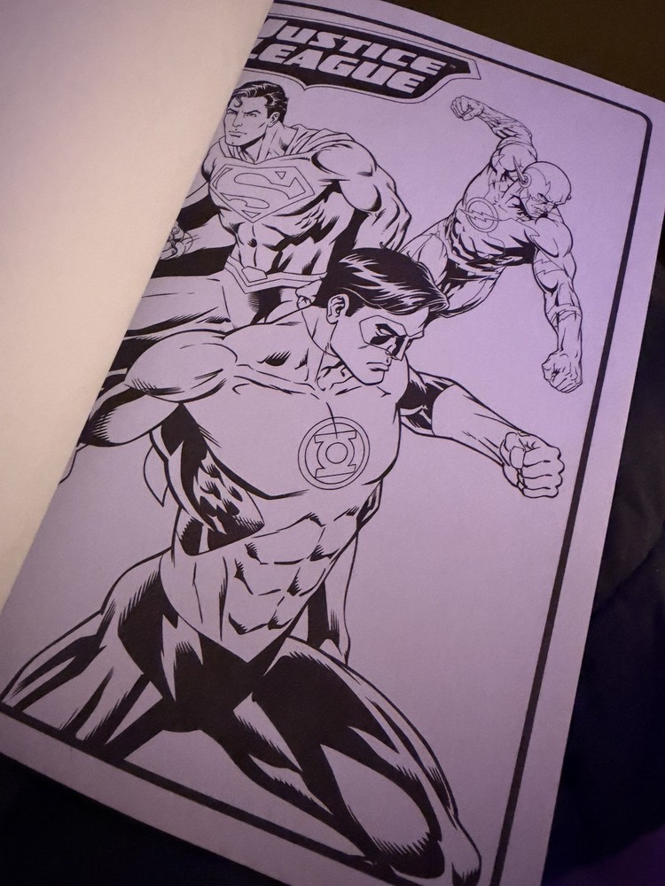 Justice League – Advanced Coloring Book 40-Pages – DC Comics by Bendon