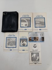 1997 FORD F150 F250 OWNERS MANUAL WITH QUICK TIPS & CASE