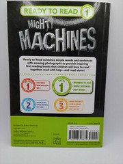 Ready to Read Ser.: Mighty Machines by Sarah Creese (2011, Trade Paperback)