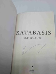 Katabasis by R.F. Kuang – SIGNED – Waterstones Exclusive Edition Printed Edges