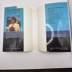 Kurt Vonnegut GALAPAGOS vintage 1985 1st edition Hardback Dust Jacket