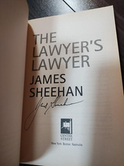 The Lawyer’s Lawyer James Sheehan Signed ARC Uncorrected Proof Center Street Leg