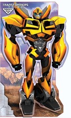 Transformers Prime Bumblebee Stand Up Mover – board book Hasbro Transformers…