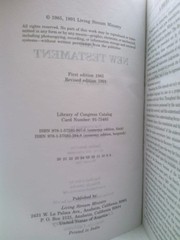 New Testament Recovery Version (large 9 1/4 x 6 1/4, black)
