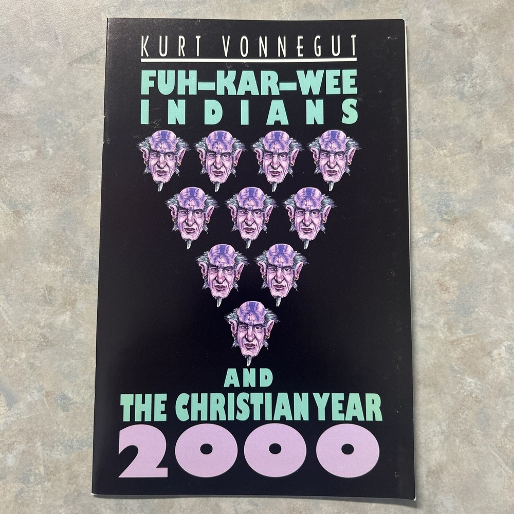 Autographed Kurt Vonnegut zine book Fuh-Kar-Wee 1999 Limited Edition #64/250