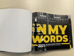 In My Words 2021 Oral History Project by Alumni of Carolina University HC 2021