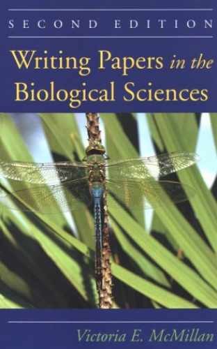 Writing Papers in the Biological – Paperback, by Vicky McMillan – Very Good