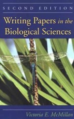 Writing Papers in the Biological – Paperback, by Vicky McMillan – Very Good