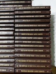 The Louis L’Amour Collection Leatherette Hardcover Books (Sold Individually)