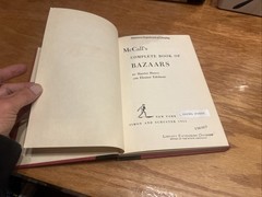 McCall’s Complete Book of Bazaars by Hawes, Edelman 1955 HC