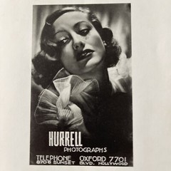 THE HURRELL STYLE – 50 years of Photographing Hollywood 1976 Hardcover 218 Pages