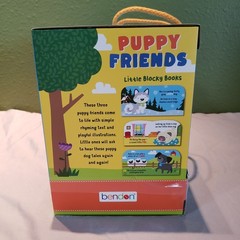 Bendon Board Books Puppy Friends Little Blocky Books Husky Pug Lab Kathy Ireland