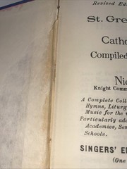 The St. Gregory Hymnal and Catholic Choir Book, Singers’ Edition, Melody Edi…