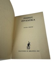 Agatha Christie Poirot Investiga Spanish Edition Biblioteca Oro Editorial Molino