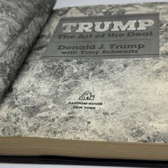 The Art of the Deal – Donald Trump HCDJ 1987 1st Edition
