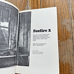 THE FOXFIRE BOOK 2 Appalachian Survival Off Grid Ghost Stories Anchor 1973