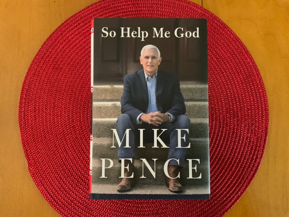 So Help Me God by Mike Pence (2022, Hardcover) signed autograph read description