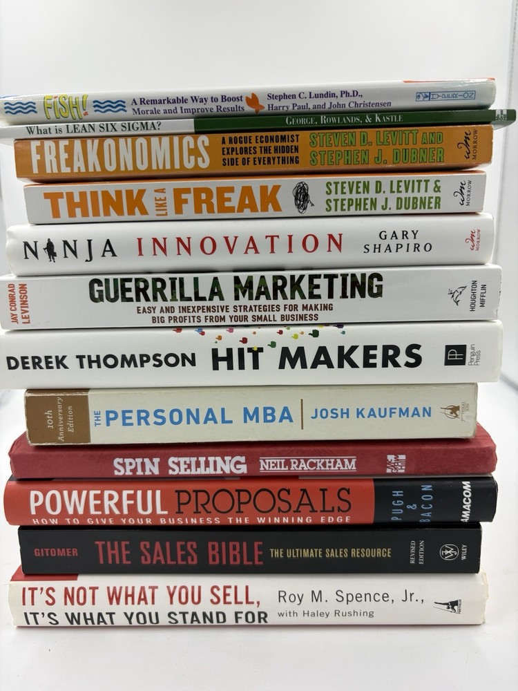Lot of 13 Best Seller Business Books – See Pics