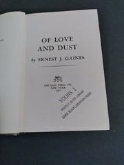 Ernest J. Gaines – Of Love and Dust & A Lesson Before Dying with cd